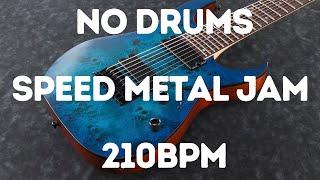 No Drums Speed Metal Metal Backing Track 210bpm