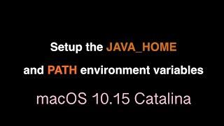 set JAVA_HOME in macOS 10.15 Catalina and Zsh