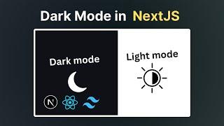 Adding Dark and Light Mode in Next.js! #darkmode #nextjs #tailwindcss