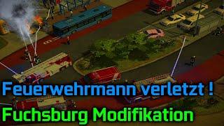 Feuerwehrmann verletzt bei Brand an der Polizei ! | Fuchsburg Modifikation | Multiplayer