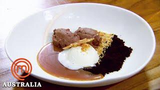 Stunning Chocolate Dessert for the Power Apron Challenge | MasterChef Australia | MasterChef World