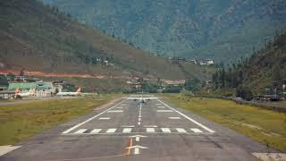 ATR42-500 ‘600 series’ Landing at Paro International Airport |NJL Films|