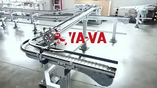 YA-VA Factory Made Hot Sales Products Flexible Plastic Chain Conveyor Double Layer