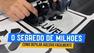 COMO DEPILAR ADESIVO RECORTADO FACILMENTE - ESSE SEGREDO NENHUMA EMPRESA DE CV TE CONTA