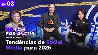 Tendências de Social Media para 2025 - No Time For Gurus | 8D HUBIFY