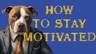 How To Stay Motivated!