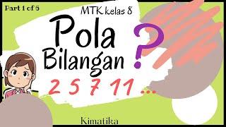 Pola Bilangan (1) | Jenis-jenis Pola Bilangan | Matematika Kelas 8