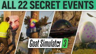 Goat Simulator 3 - All 22 Secret Events