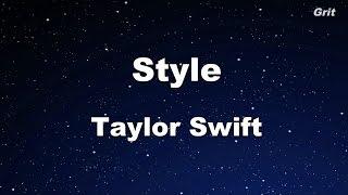 Style - Taylor Swift Karaoke【With Guide Melody】