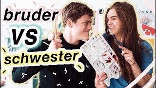 BILDER MALEN Challenge mit Henry - Bruder gegen Schwester // I'mJette