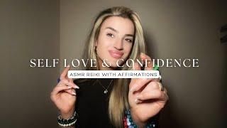 Reiki ASMR for Healing Self Love With Affirmations , Powerful Self Love Booster