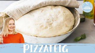 Pizza | Pizzateig Grundrezept mit frischer Hefe  | italienischer Pizzateig  | Einfach Backen