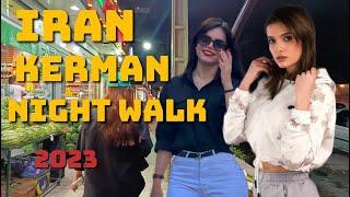 Walking With Ehsan | Iran Kerman night life Kerman st and lifestyle of Iranian people