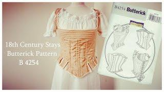 18th Century Stays Butterick B 4254