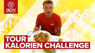 Was ein Tour de France Fahrer am Tag isst | Profi Kalorien Challenge