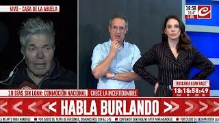 Fernando Burlando en Crónica: "Sospechamos de todos"