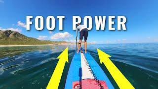 How I use my FEET to PADDLE STRAIGHT  | 2 simple tips