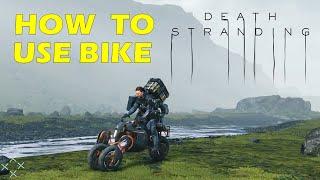 How to charge and use a bike in Death Stranding | How to build a Generator