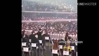 BTS x SUZY moment AAA 2018 ( suzy interaction with junho and jung hae in)