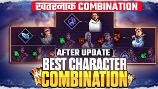 After Update Best Character Combination In Free Fire | Solo Rank Push Character Skills 2024