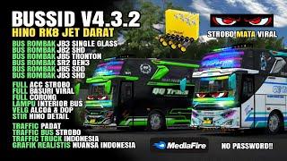 BUSSID V4.3.2 OBB MOD HINO RK8 JET LAND SUOSS FULL REMAKE | REALISTIC HD GRAPHICS | INDONESIAN