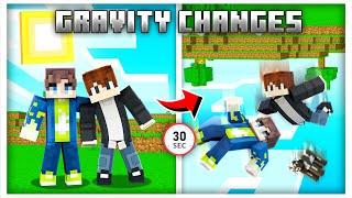 Minecraft, But Gravity Changes Every 30 Seconds | in Telugu | Maddy Telugu Gamer