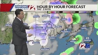 WPRI 12 Weather Forecast 12/4/24  Mostly Rain Ahead, A Little Snow Too