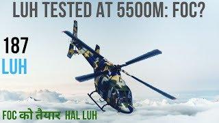 Ready for FoC: HAL’s LUH Clears High alt Tests At Leh, World’s Highest Landing Ground