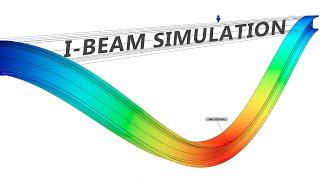 Static Stress Simulation: I-Beam Bending in Fusion 360! Tutorial