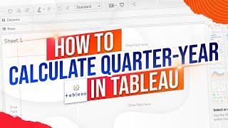 How to calculate Quarter Year from a date in Tableau