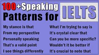 IELTS Speaking Success: 100+ Essential Sentence Patterns & Structures