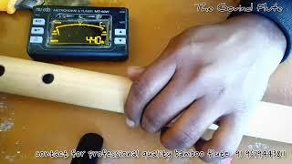 C Base Flute  measurement &  making process