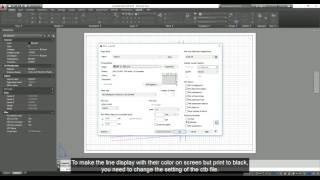 Autocad print color