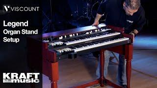 Viscount Legend Portable Organ Stand Setup