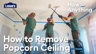 How To Remove Popcorn Ceiling | How To Anything