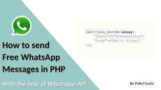 How to send Free WhatsApp Messages in PHP