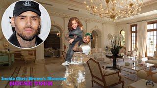 Chris Brown | House Tour 2024 | His 4.3 Million Dollar SMART House and Huge car collection