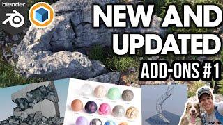 Blender New and Updated Add-Ons #1!