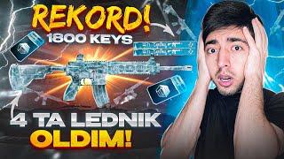 1800 TA KEYS M416 LEDNIK 4ta OLDIM  OMADNI QARANG - PUBG MOBILE!!!