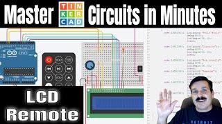 Solved! Control a LCD with a IR Remote in Tinkercad Circuits! #arduino