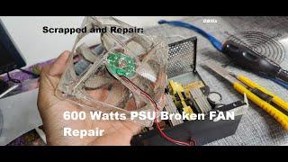 Scrap-n-Repair: ATX Power Supply Broken Exhaust Fan Cleaning and Repair