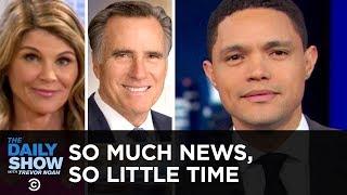So Much News, So Little Time: Celeb Bribegate, Buzzkill Pelosi & Robotic Romney | The Daily Show