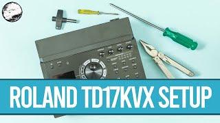 Roland TD-17KVX Digital Drumkit Unboxing and Setup