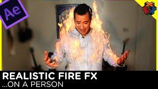  Realistic Fire on People  After Effects Tutorial