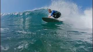 Free Surfing Stock Video Footage   Royalty Free Video Download   Coverr