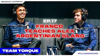 FRANCO TEACHES ALEX ARGENTINE SLANG | Team Torque Ep.17 | Las Vegas GP