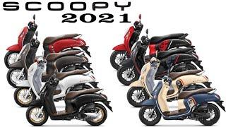 8 VARIAN WARNA HONDA SCOOPY 2021 TERBARU