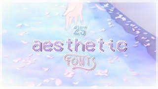 25 aesthetic fonts! | free to use | dafont | Astra
