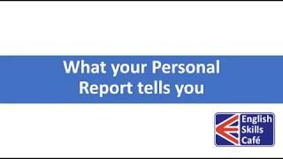 What Your English Skills Cafe Personal Report Tells You