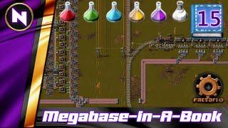 Starting Mega Science with 5400 Red Per Min | #15 | Factorio Megabase-In-A-Book Lets Play